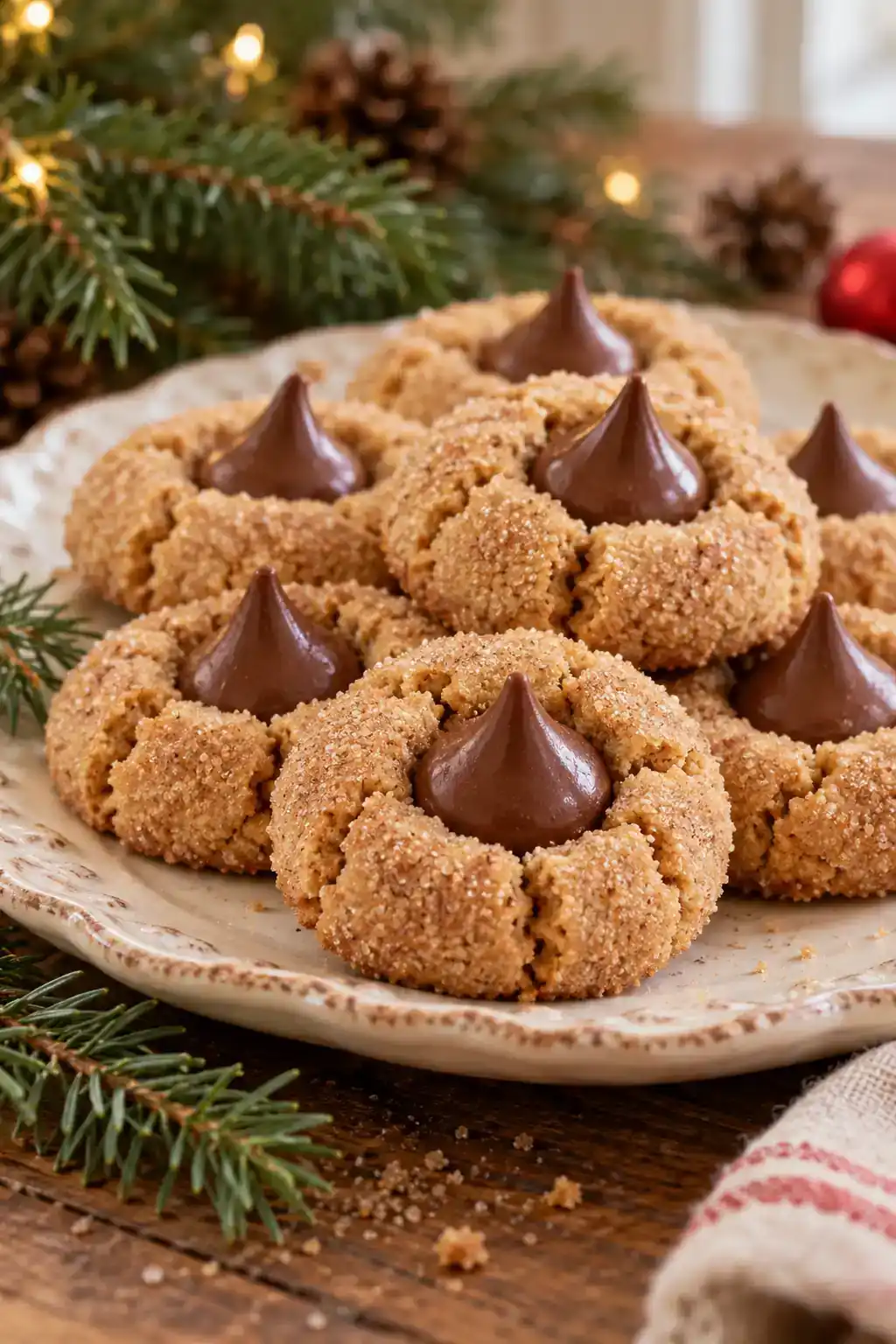 Cinnamon Sugar Peanut Butter Blossoms
