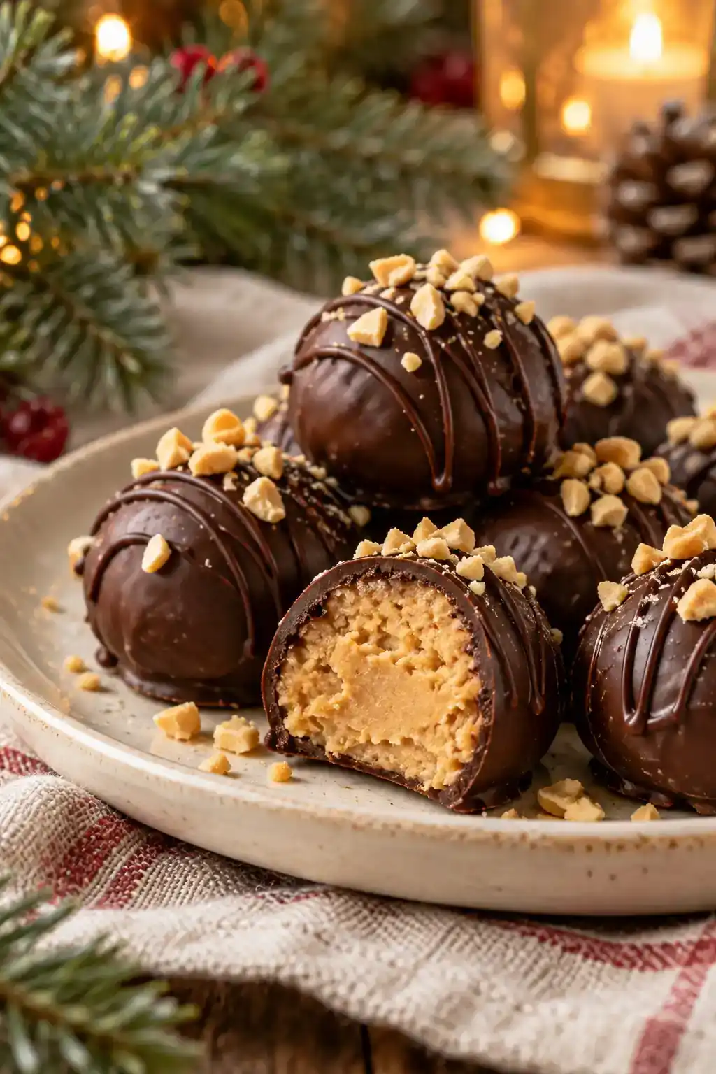 Dark Chocolate Peanut Butter Balls