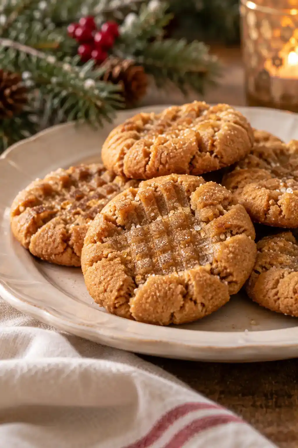 Peanut Butter Cookies With Brown Sugar