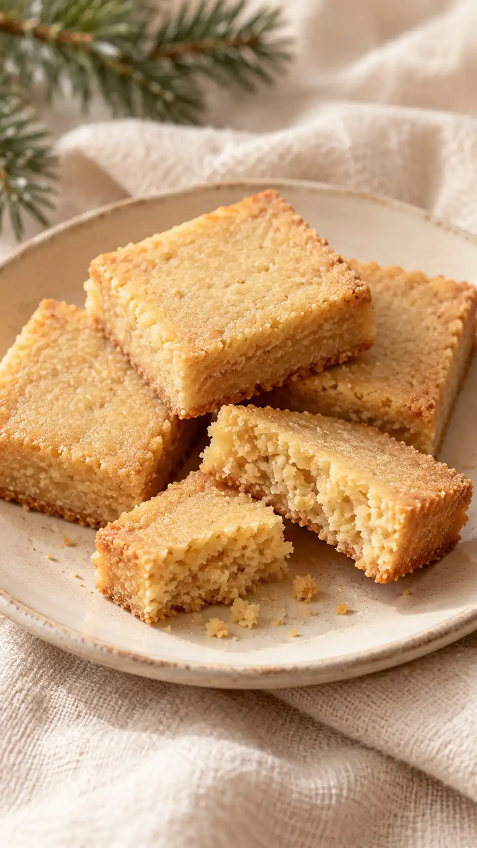 Gluten-Free Maple Almond Shortbread