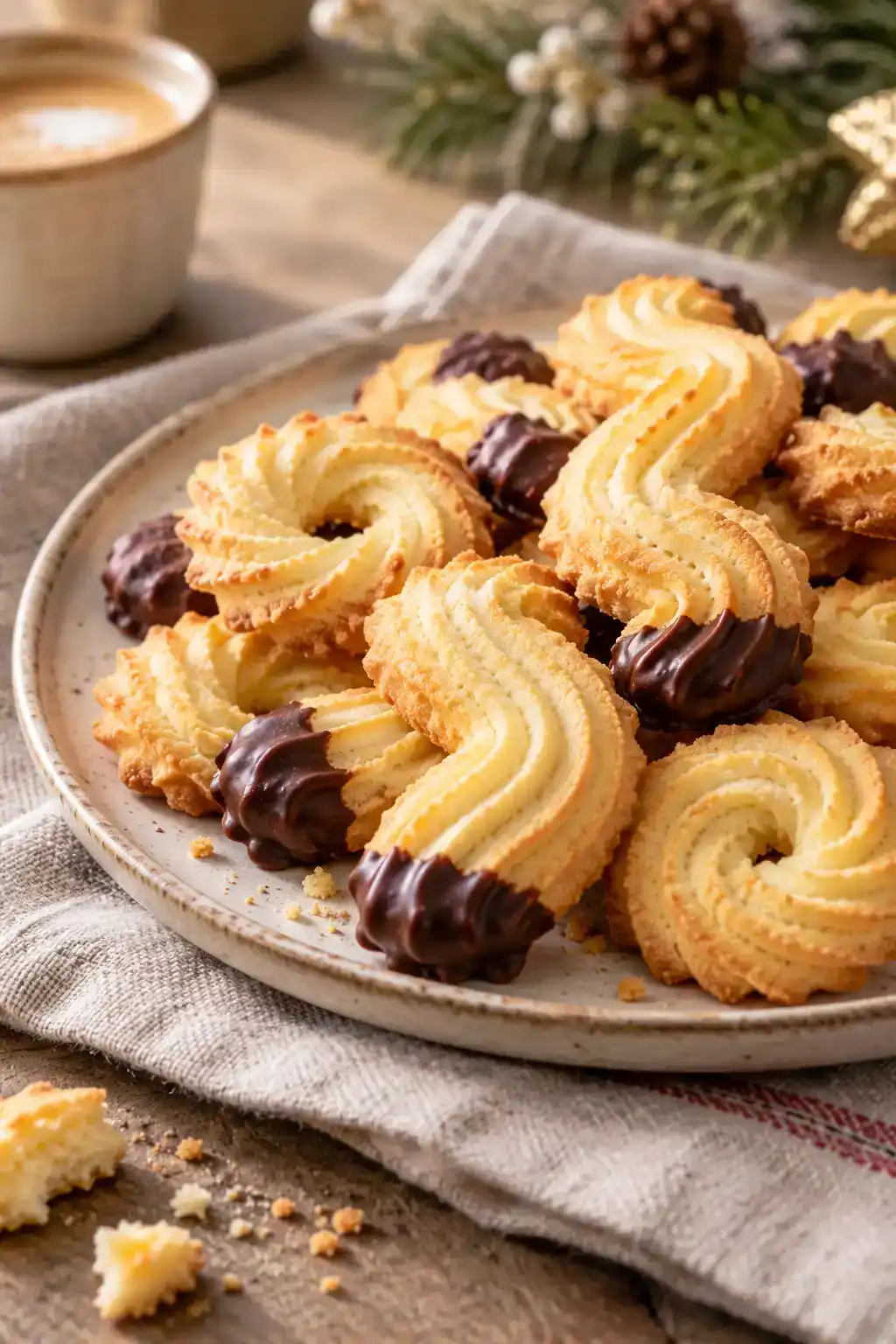 Ricotta Spritz Cookies | Christmas Spritz Cookies