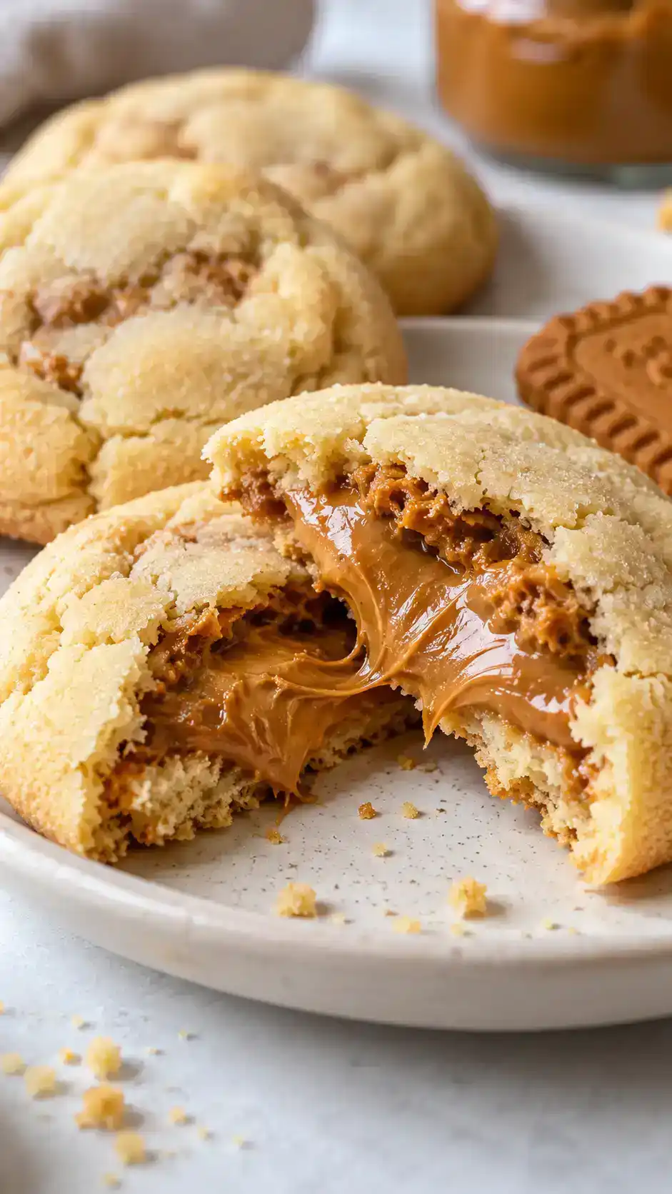 Biscoff-Stuffed Sugar Cookies