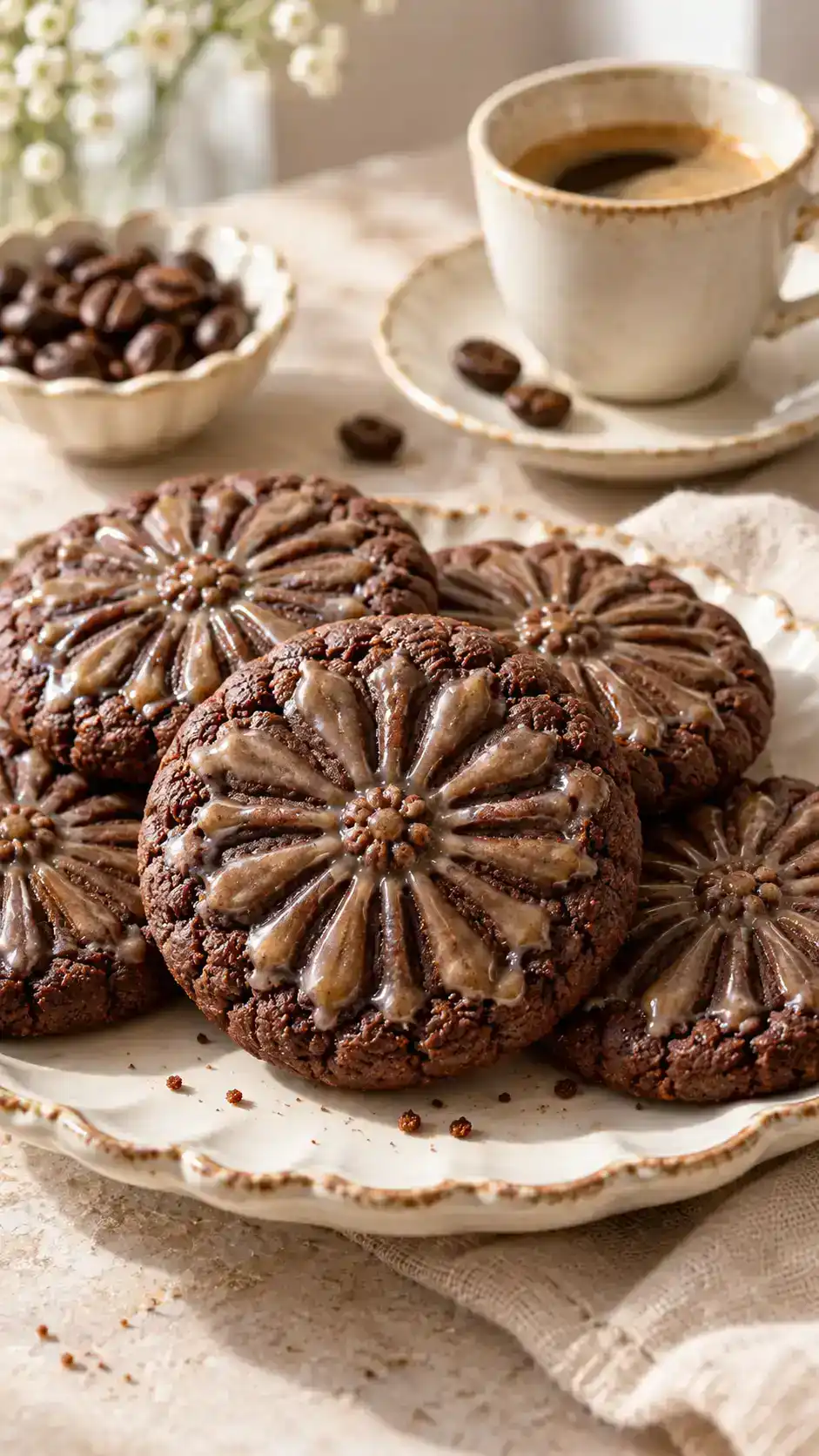 Chocolate Espresso Sugar Cookies