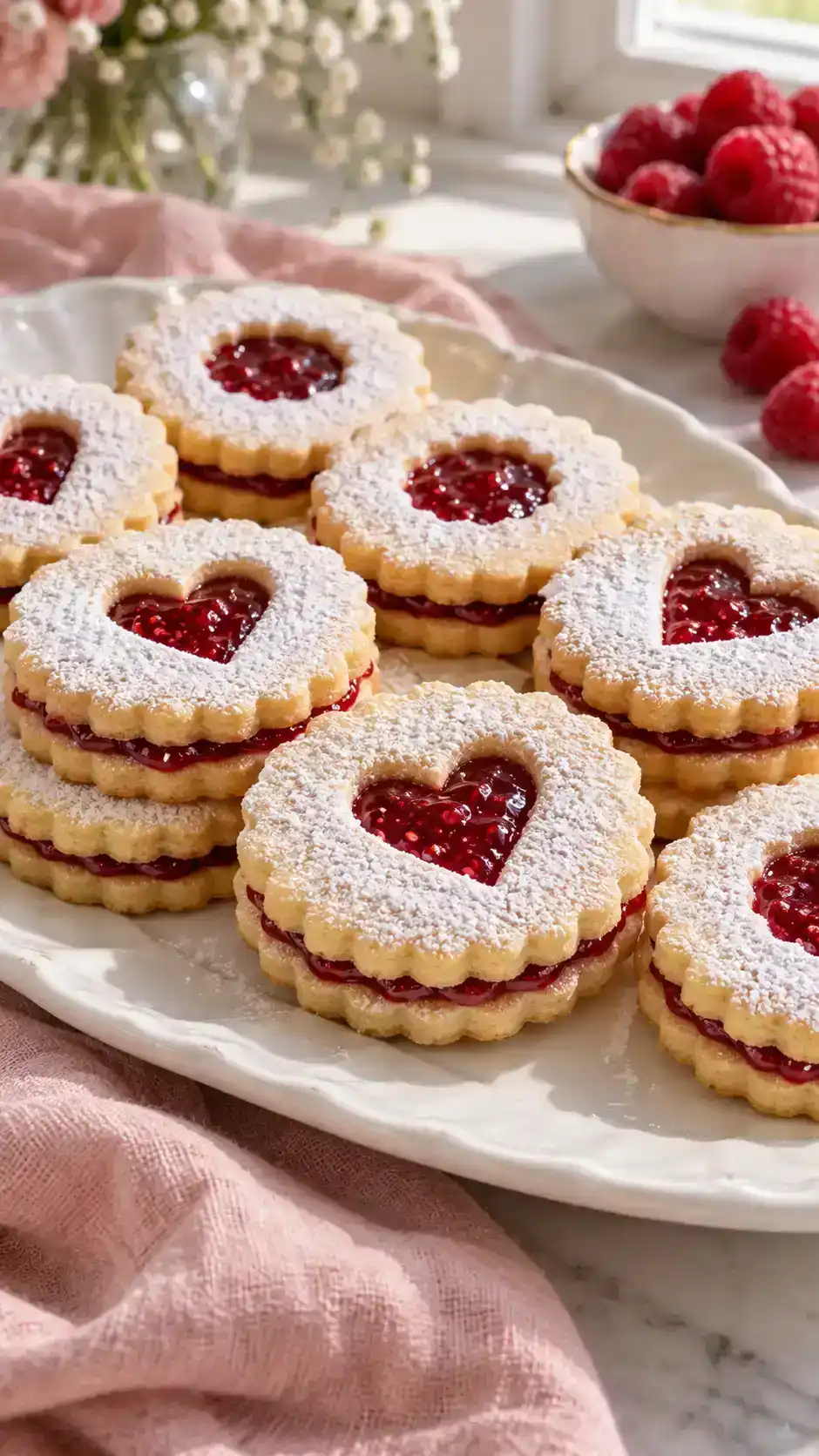 Linzer Sugar Cookies
