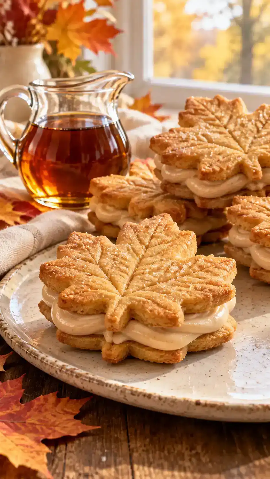 Maple Sugar Cookie Sandwiches