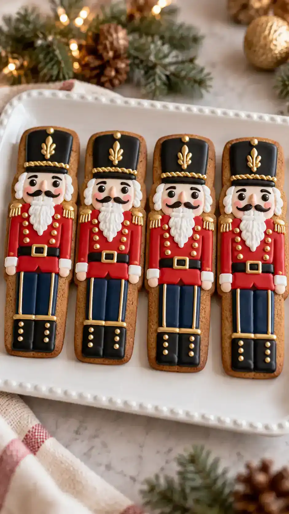 Gingerbread Nutcracker Cookies