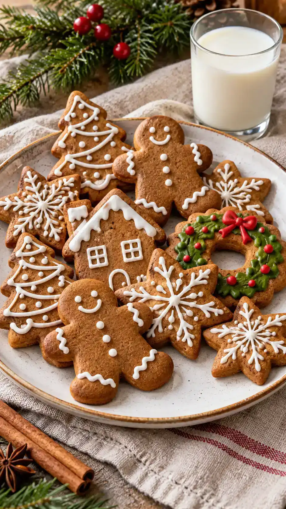 Buttery high-altitude gingerbread cut-outs made with cold butter, warm spices and a little molasses, without chemical leavening.