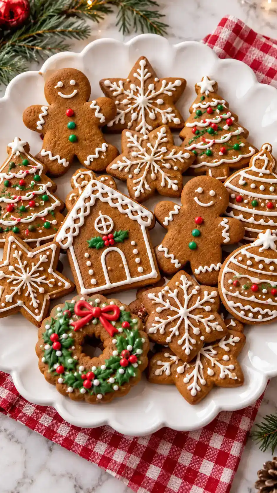 Scoop-and-bake gingerbread rounds with no mandatory dough chilling, ideal for baking without rolling or cutters.