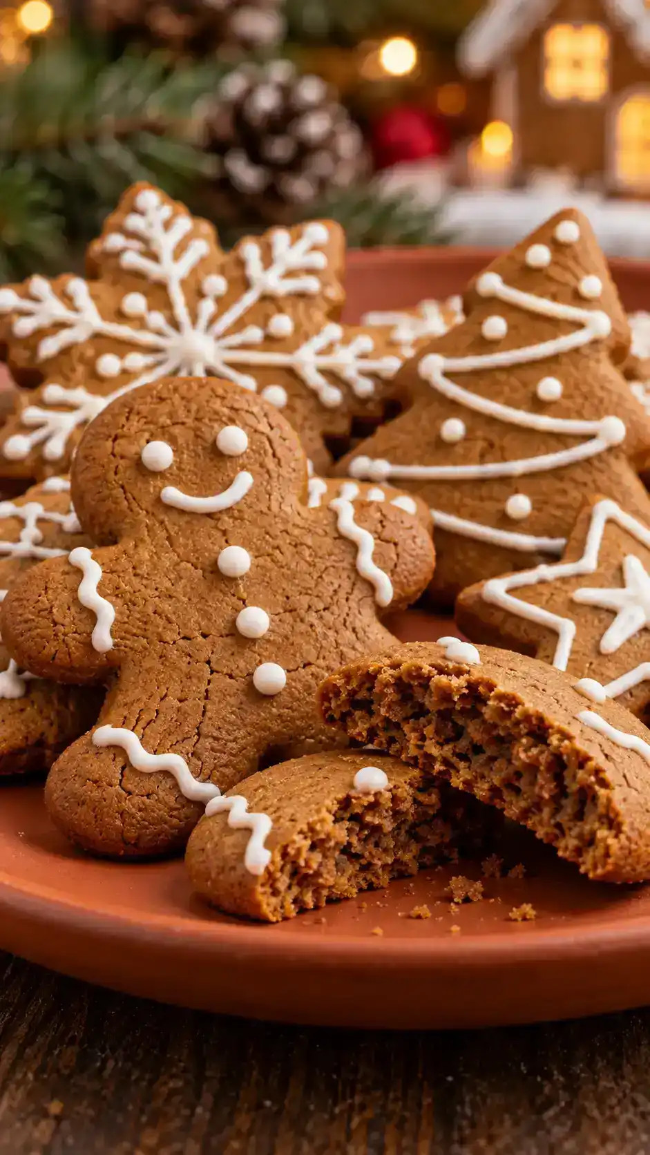 A cool-butter gingerbread cut-out dough with no scheduled chill and no added leavening for sharp shapes.