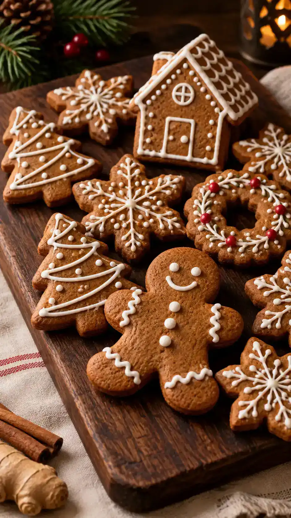 No-Spread Gingerbread Cookies
