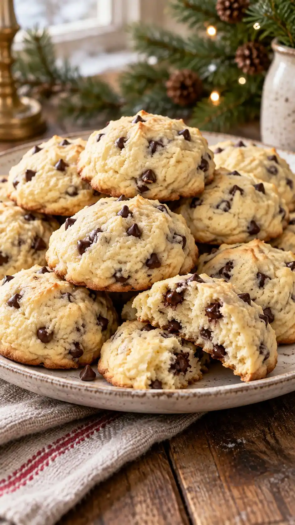 Chocolate Chip Ricotta Cookies | Italian Christmas Cookies