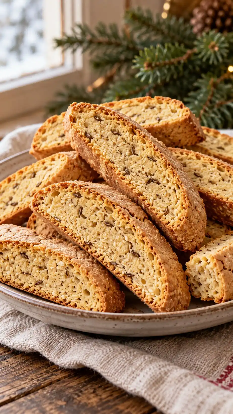 Sesame Anise Biscotti