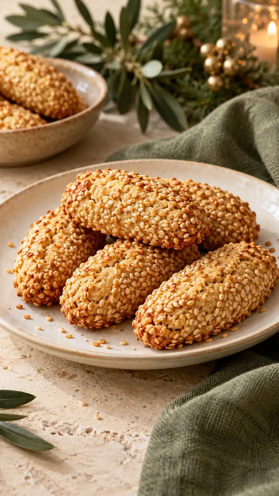Sicilian Sesame Cookies