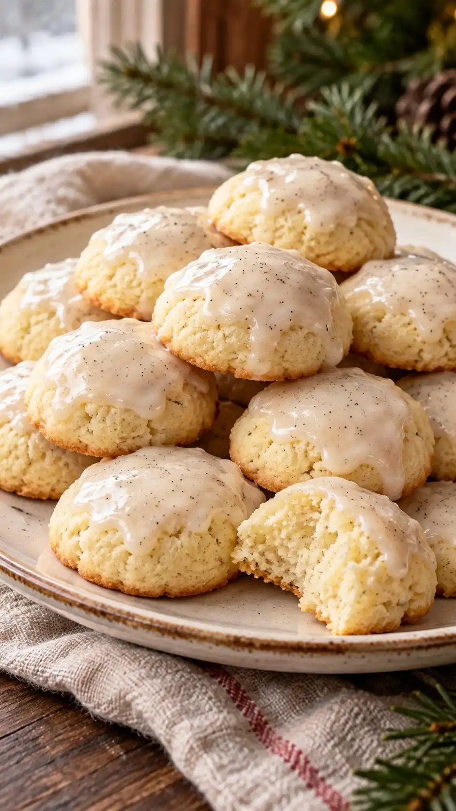 Vanilla Bean Ricotta Cookies | Italian Christmas Cookies