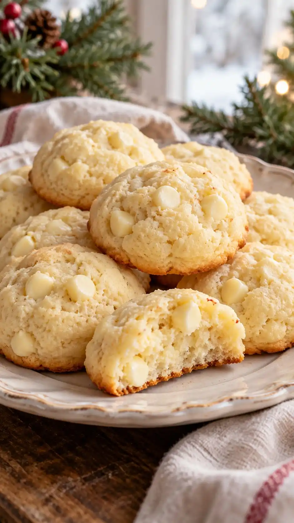 White Chocolate Ricotta Cookies | Italian Christmas Cookies