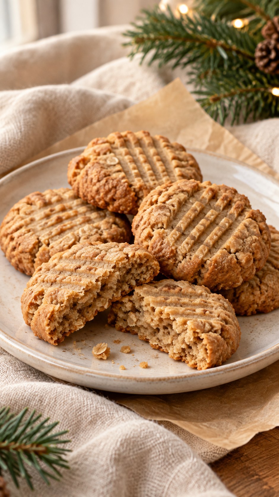 Sunflower Butter Oat Shortbread