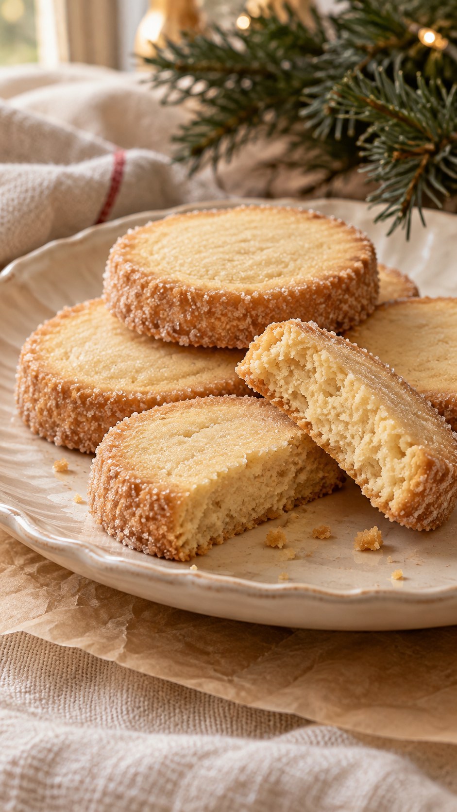 Toasted-Flour Christmas Sablés