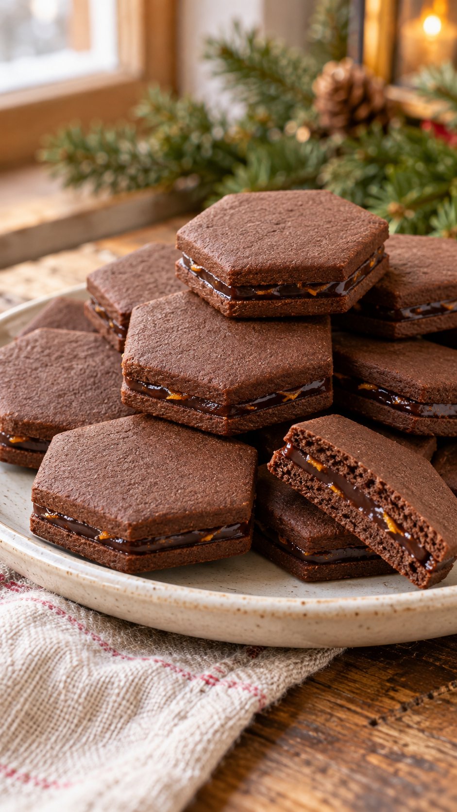 Chocolate Orange Sandwich Cookies