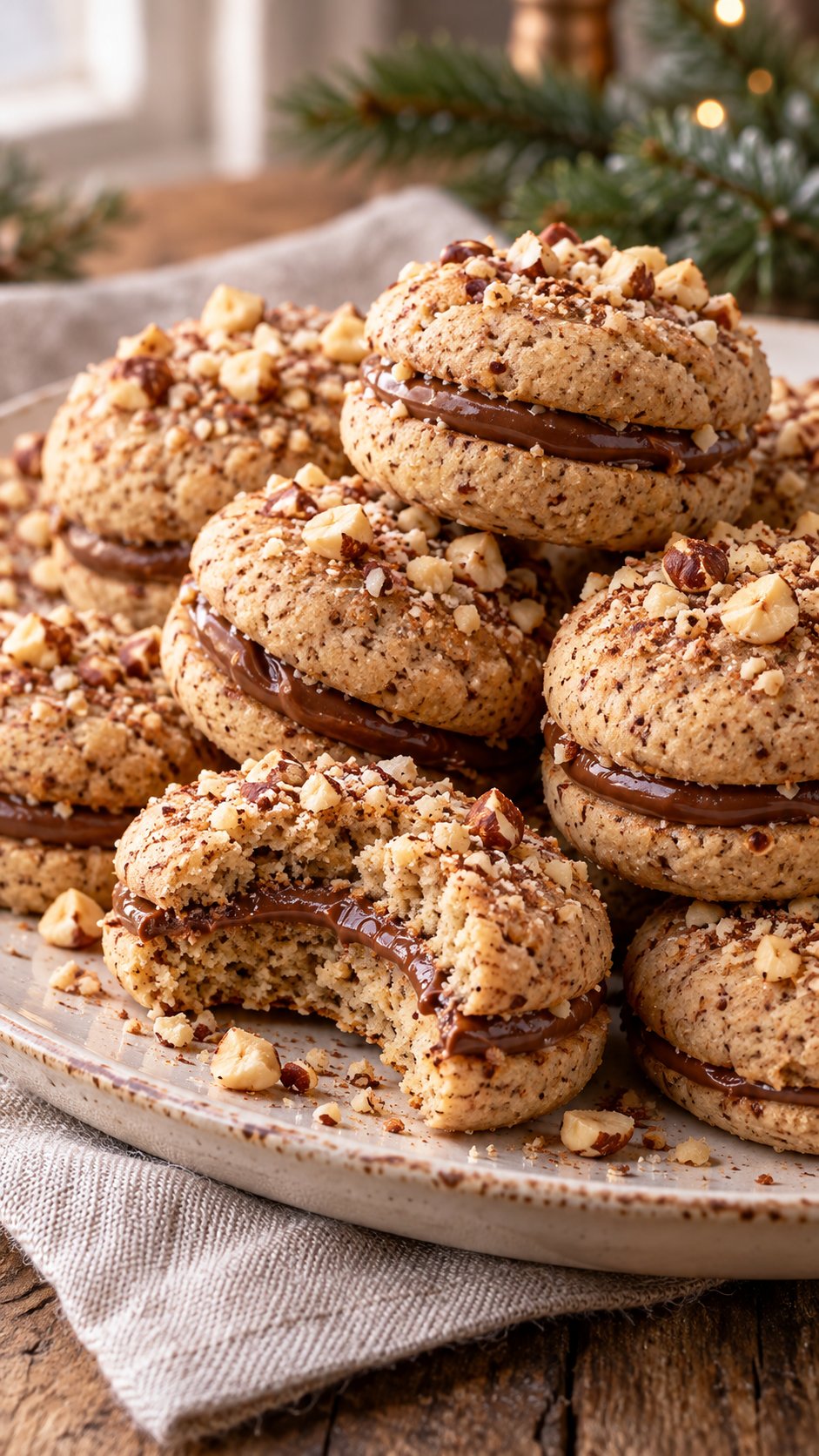 Cinnamon Hazelnut Butter Cookies