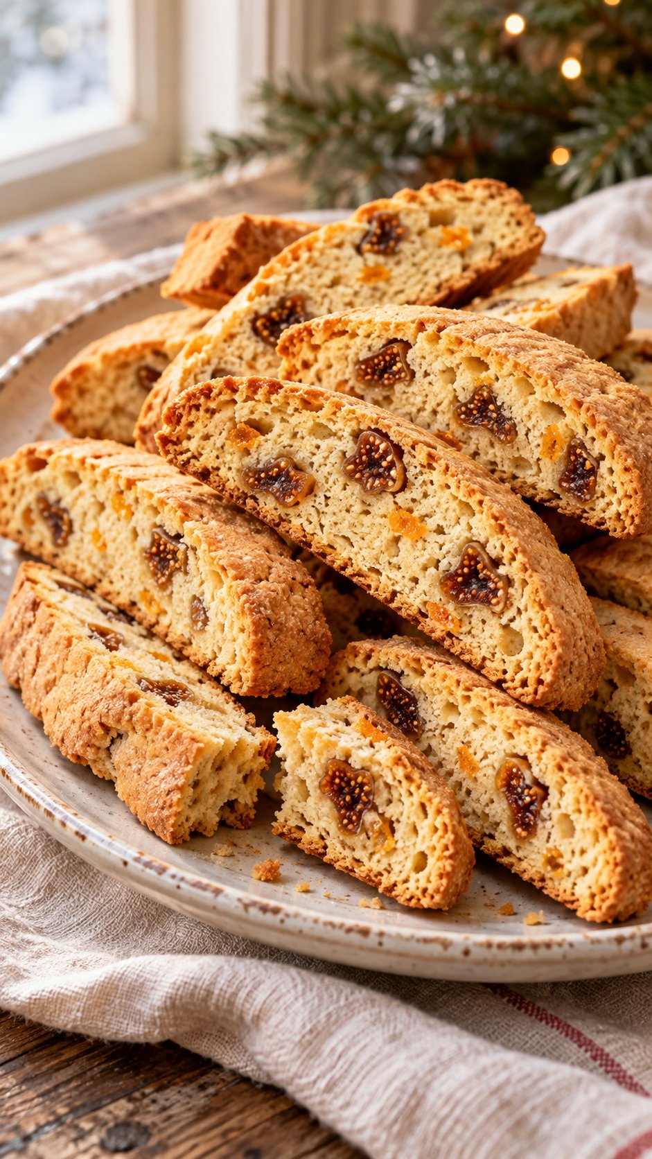 Fig Orange Biscotti