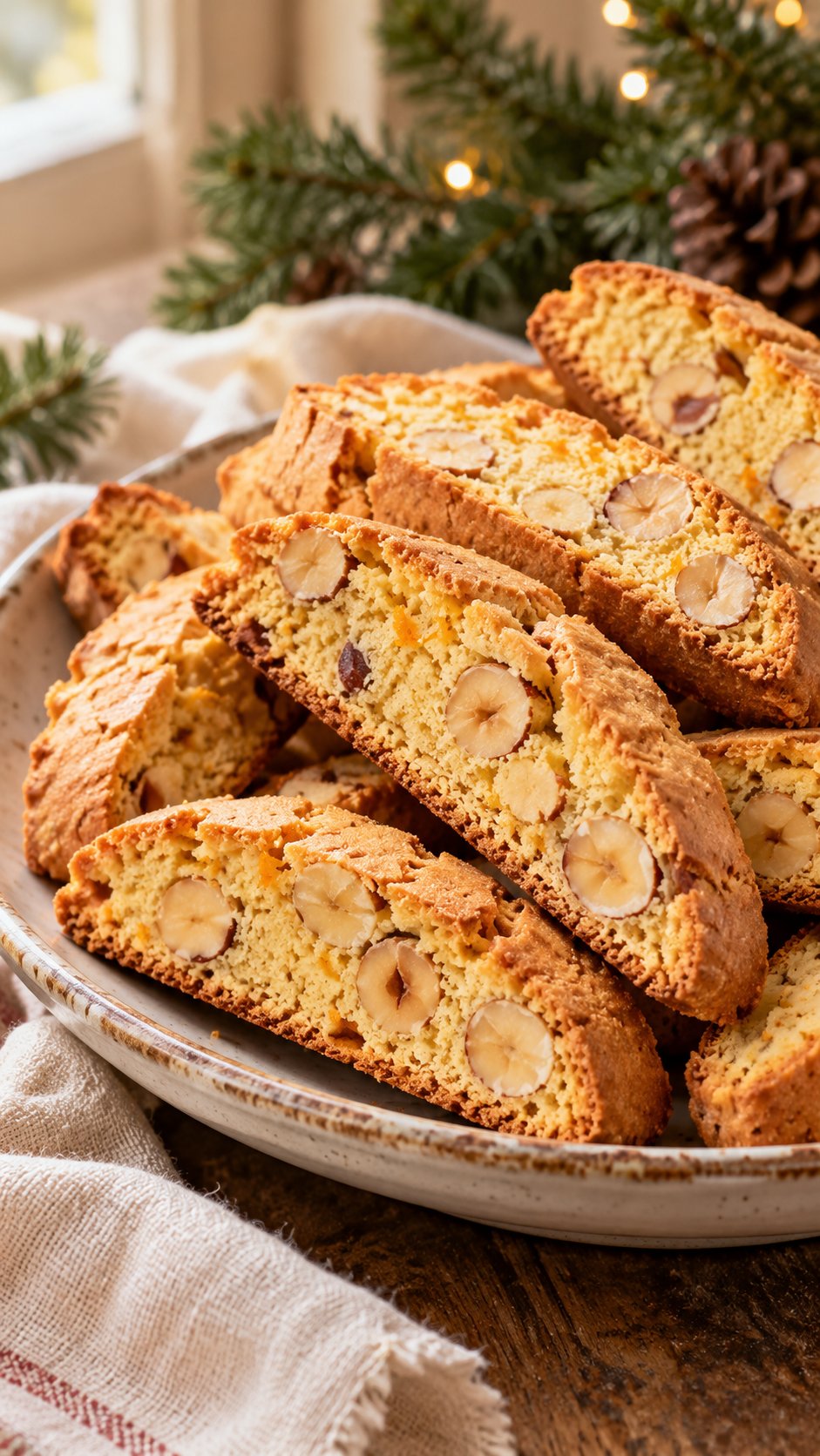 Hazelnut Orange Biscotti