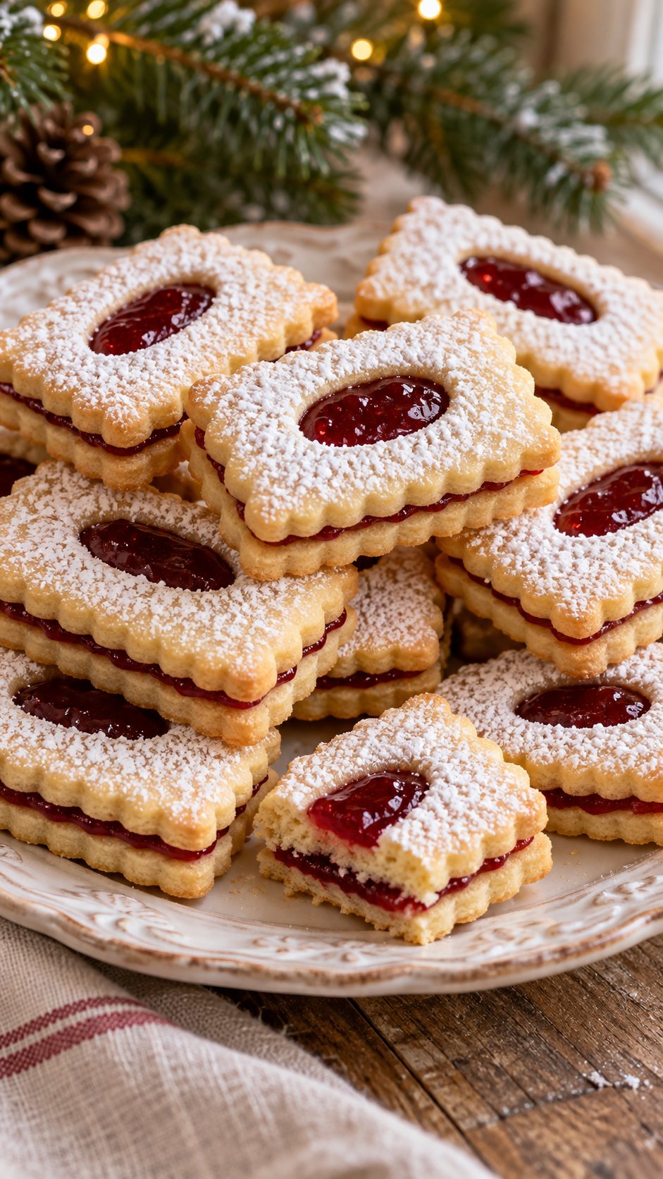 Raspberry Jam Frollini